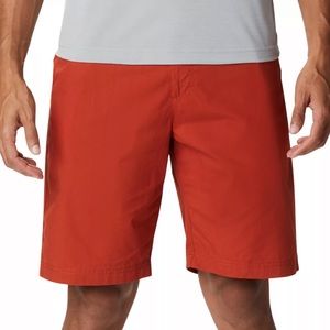 Columbia Men’s Washed Out Chino Shorts 30W Dark Sienna Orange NWT